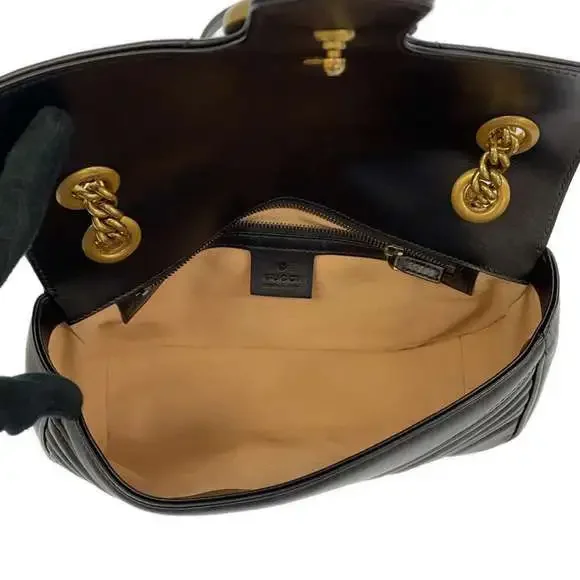 Gucci Gg Marmont Chain Shoulder Bag #90903G11B - Picture 7 of 15